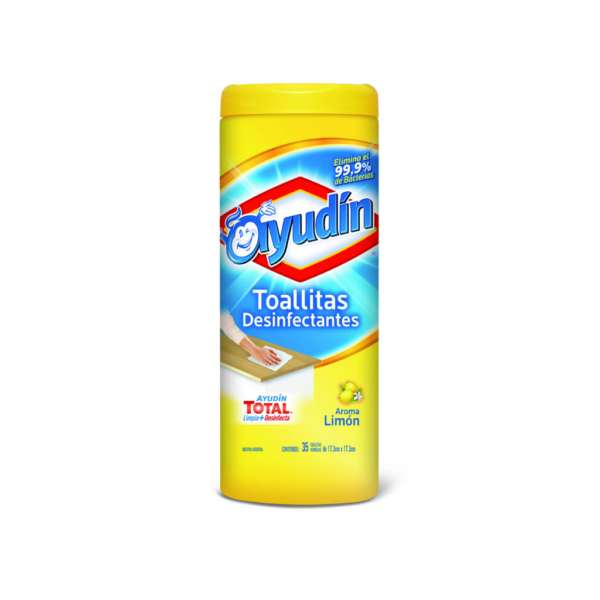 Ayudin – Toallita desinfectante limón canister