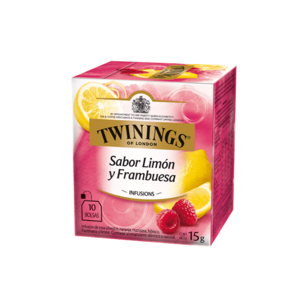 Twinings – Té limón y frambuesa 15gr