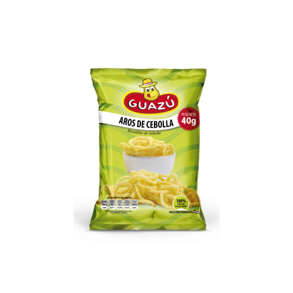 Guazú – Aros de cebolla 40gr
