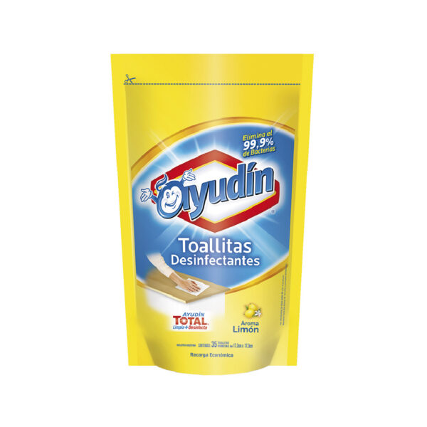 Ayudin – toallita desinfectante limon doypack