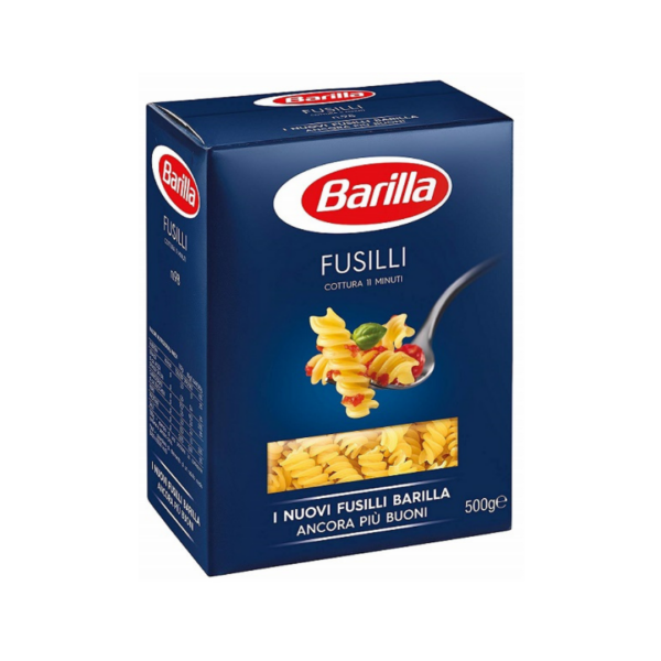 Pasta Barilla Fusilli 500 grs