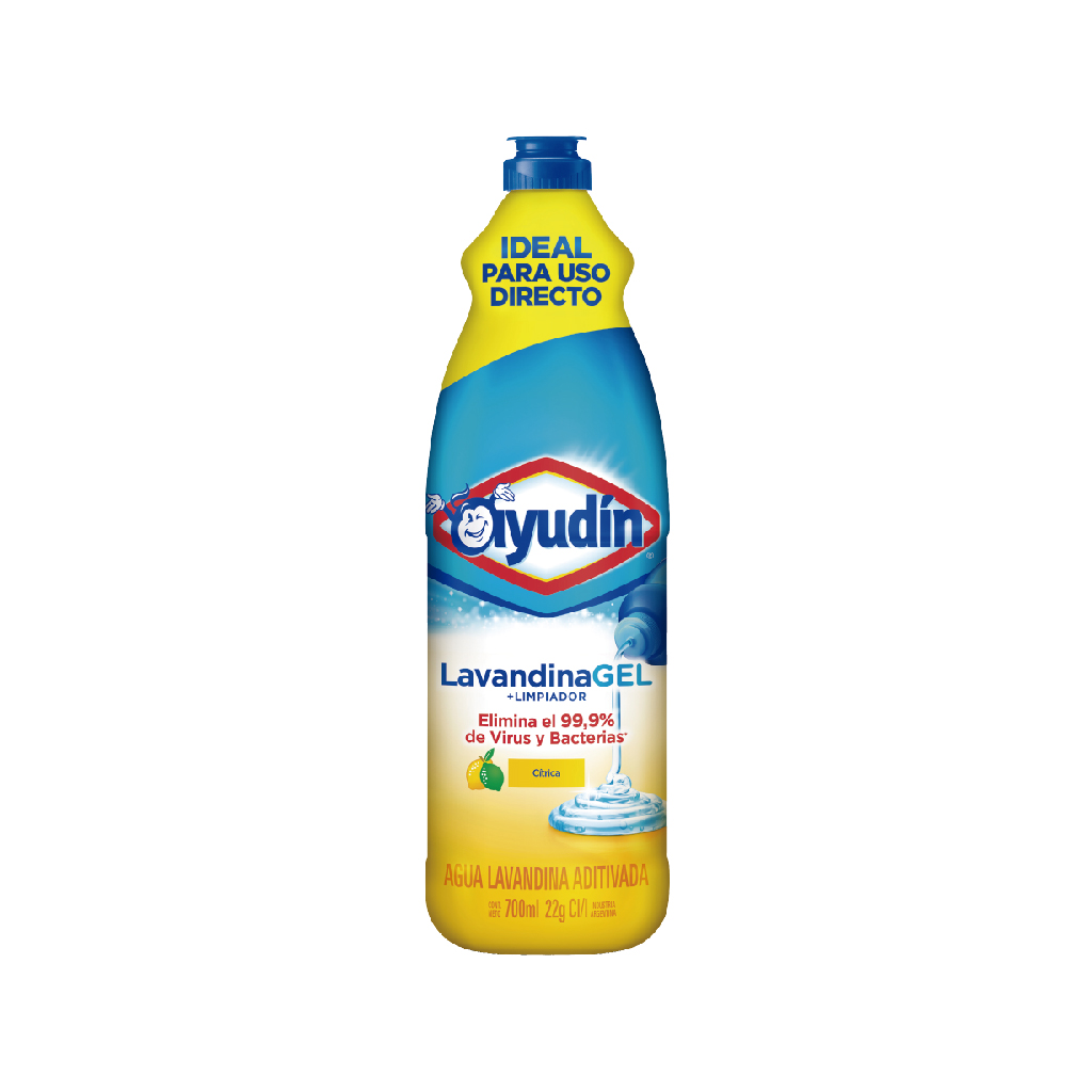 Ayudin – Lavandina en gel citrus 700ml