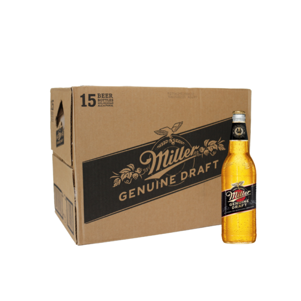 Miller Genuine Draft 650ml – Caja 15 unidades