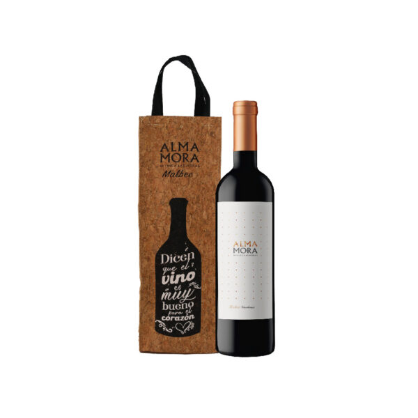 Pack Alma Mora Malbec + Bolso de vino Pack 4