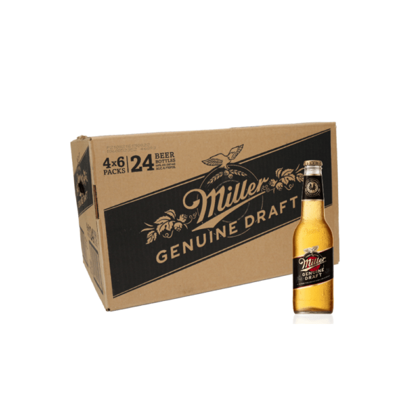 Miller Genuine Draft 355ml – Caja 24 unidades