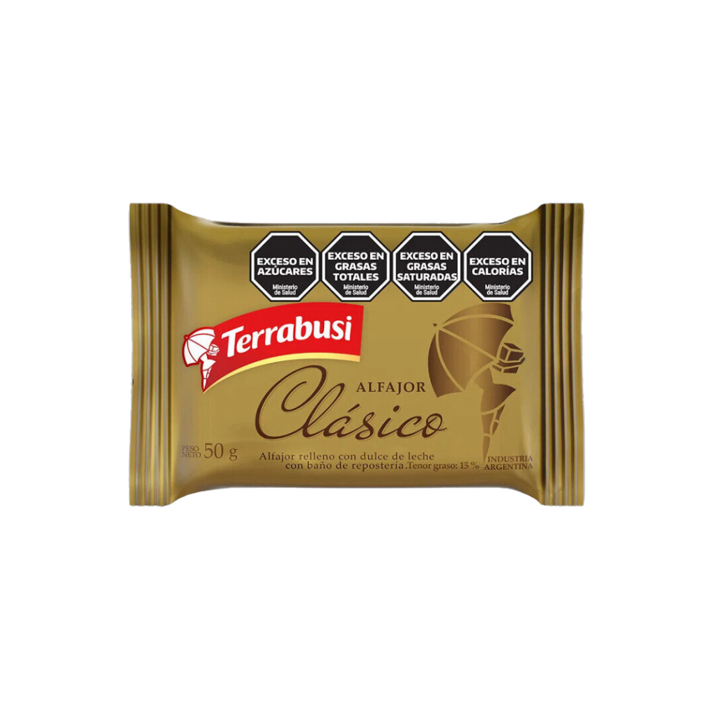 Terrabusi alfajor chocolate 50g